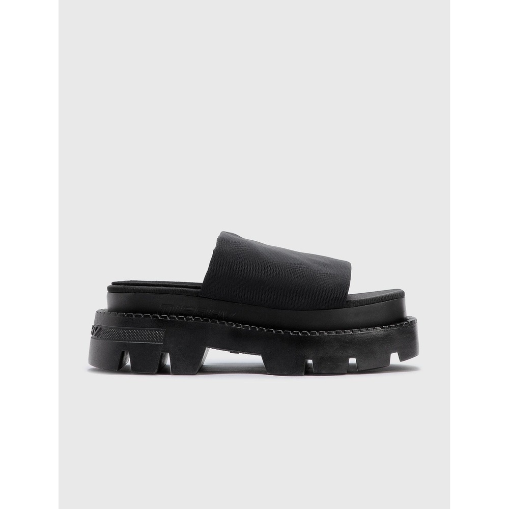 MISBHV Black Platform Combat Sandals